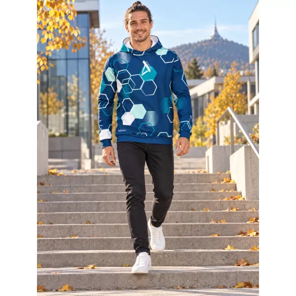  Pánská funkční mikina premium ALTISPORT VOJ/ALM037MI01 NÁMOŘNÍ MODRÁ 