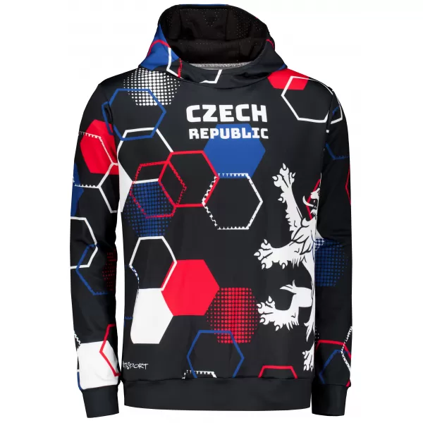  Pánská funkční mikina premium ALTISPORT VOJ/ALM036MI01 HEXA ČERNÁ 