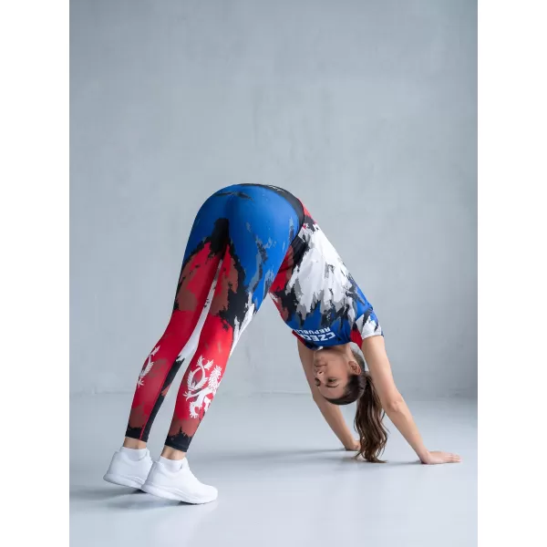  Dámské dlouhé funkční legíny premium ALTISPORT VOJ/ALW036LEG01 ŠMOUHY 