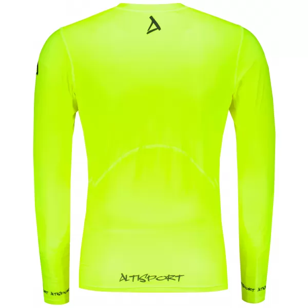  Pánské funkční kompresní tričko premium ALTISPORT VOJ/ALM000TR03 NEON YELLOW 