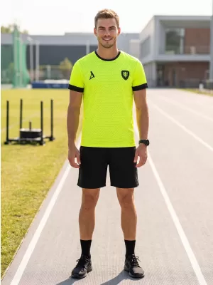 Pánské funkční tričko premium ALTISPORT VOJ/ALM040TR01 NEON YELLOW