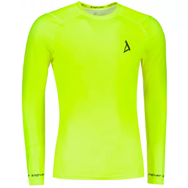  Pánské funkční kompresní tričko premium ALTISPORT VOJ/ALM000TR03 NEON YELLOW 