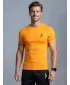 Pánské funkční kompresní tričko s krátkým rukávem premium ALTISPORT VOJ/ALM000TR04 ORANŽOVÁ