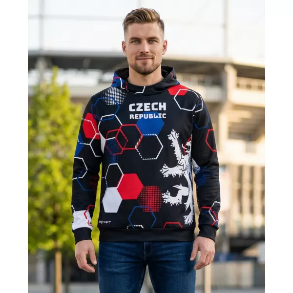  Pánská funkční mikina premium ALTISPORT VOJ/ALM036MI01 HEXA ČERNÁ 