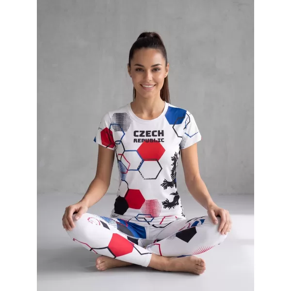  Dámské dlouhé funkční legíny premium ALTISPORT VOJ/ALW036LEG01 HEXA BÍLÁ 