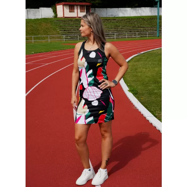  Dámské funkční tílkové šaty ALTISPORT VOJ/ALW042SAT01 ČERNÁ 