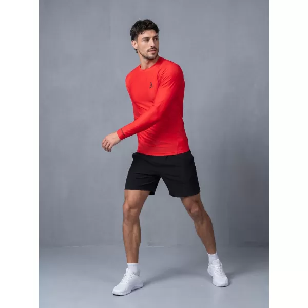  Pánské funkční kompresní tričko premium ALTISPORT VOJ/ALM000TR03 ČERVENÁ 