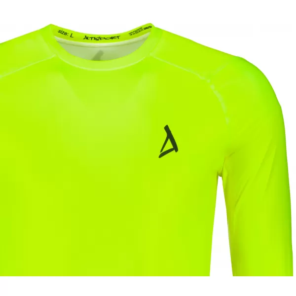  Pánské funkční kompresní tričko premium ALTISPORT VOJ/ALM000TR03 NEON YELLOW 