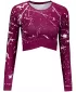 Dámský funkční crop top s dlouhým rukávem premium ALTISPORT VOJ/ALW034TR04 FUCHSIOVÁ