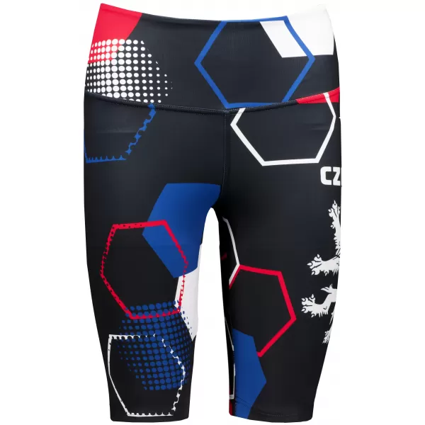  Dámské funkční legíny nad kolena premium ALTISPORT VOJ/ALW036LEG02 HEXA ČERNÁ 