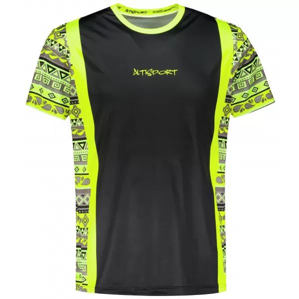  Pánské funkční tričko premium ALTISPORT VOJ/ALM043TR01 NEON ŽLUTÁ 