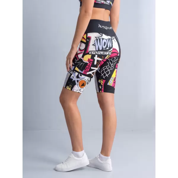  Dámské funkční legíny nad kolena premium ALTISPORT VOJ/ALW041LEG02 ČERNÁ 