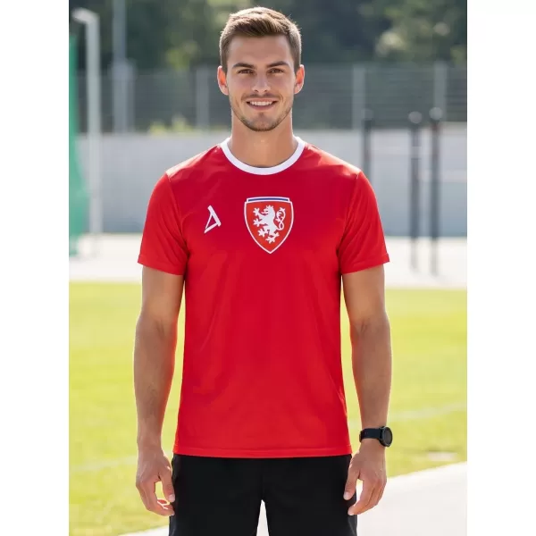  Pánské funkční tričko premium ALTISPORT VOJ/ALM040TR01 ČERVENÁ 