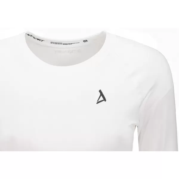  Dámský funkční crop top s dlouhým rukávem premium ALTISPORT VOJ/ALW000TR04 BÍLÁ 