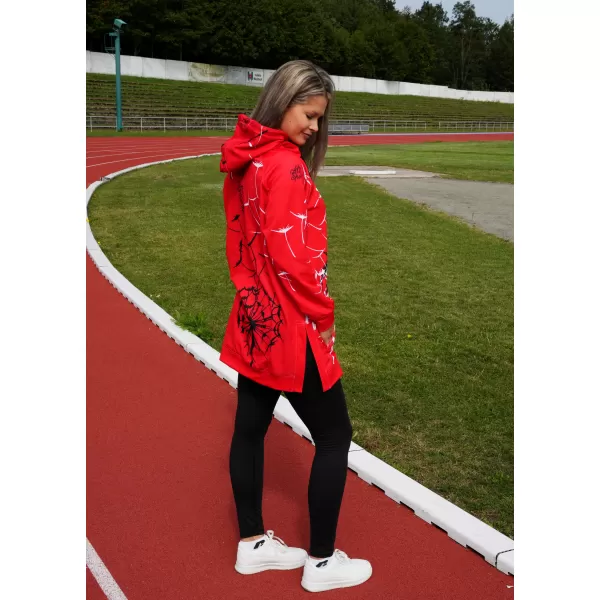  Dámská funkční mikina premium ALTISPORT VOJ/ALW035MI03 ČERVENÁ 