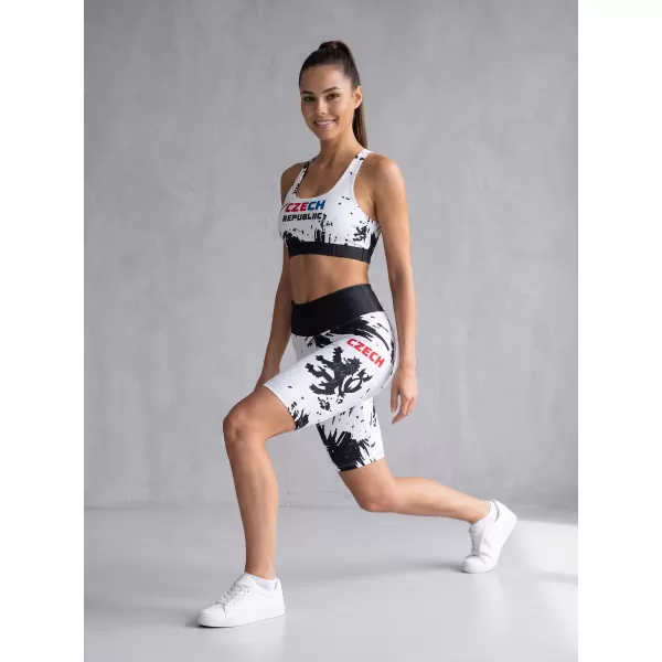  Dámské funkční legíny nad kolena premium ALTISPORT VOJ/ALW036LEG02 ABSTRAKCE 