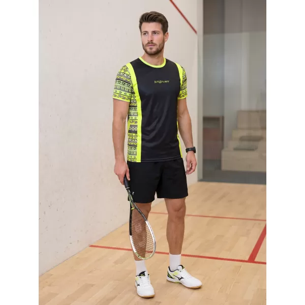  Pánské funkční tričko premium ALTISPORT VOJ/ALM043TR01 NEON ŽLUTÁ 