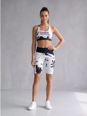 Dámské funkční legíny nad kolena premium ALTISPORT VOJ/ALW036LEG02 ABSTRAKCE