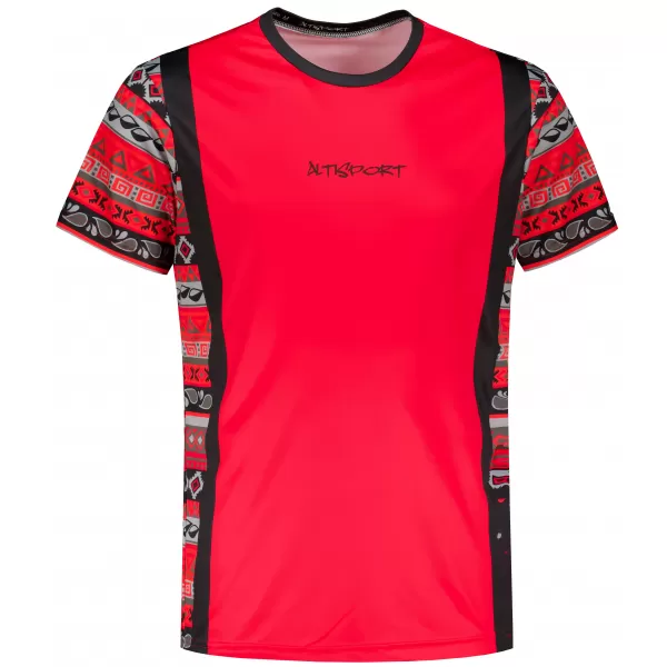  Pánské funkční tričko premium ALTISPORT VOJ/ALM043TR01 ČERVENÁ 