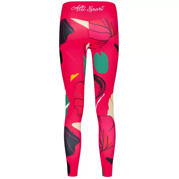  Dámské dlouhé funkční legíny premium ALTISPORT VOJ/ALW042LEG01 RŮŽOVÁ 