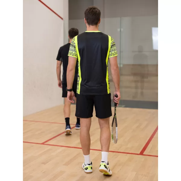  Pánské funkční tričko premium ALTISPORT VOJ/ALM043TR01 NEON ŽLUTÁ 
