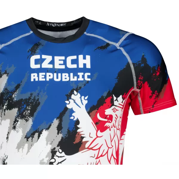  Pánské funkční kompresní triko s krátkým rukávem premium ALTISPORT VOJ/ALM036TR04 ŠMOUHY 