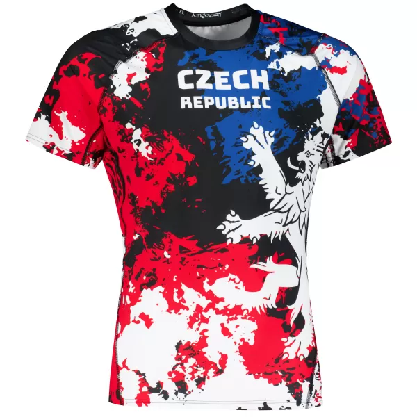  Pánské funkční kompresní triko s krátkým rukávem premium ALTISPORT VOJ/ALM036TR04 SKVRNY 