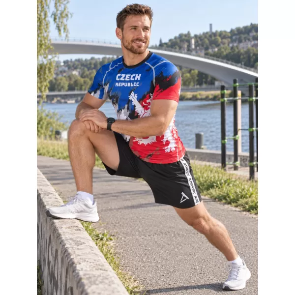  Pánské funkční kompresní triko s krátkým rukávem premium ALTISPORT VOJ/ALM036TR04 ŠMOUHY 