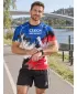 Pánské funkční kompresní triko s krátkým rukávem premium ALTISPORT VOJ/ALM036TR04 ŠMOUHY