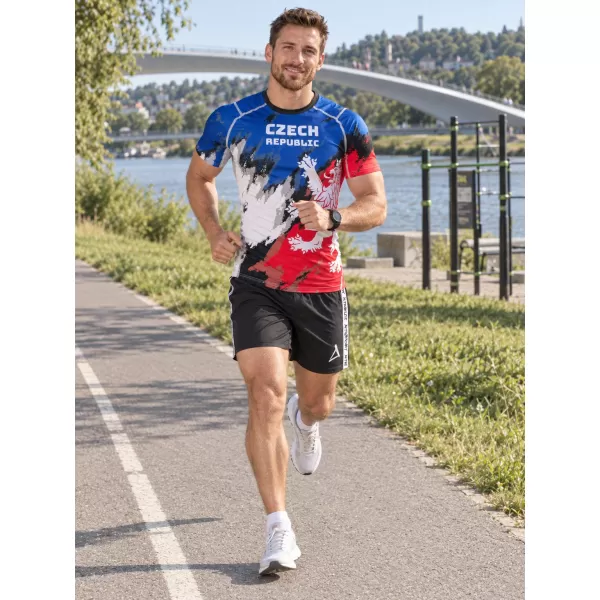  Pánské funkční kompresní triko s krátkým rukávem premium ALTISPORT VOJ/ALM036TR04 ŠMOUHY 
