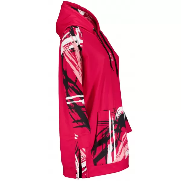 Dámská funkční prodloužená mikina premium ALTISPORT VOJ/ALW039MI03 VIVA MAGENTA 