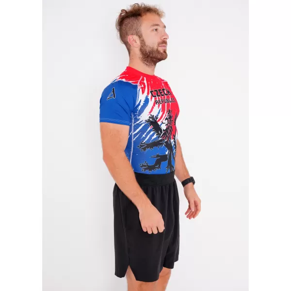  Pánské funkční kompresní triko s krátkým rukávem premium ALTISPORT VOJ/ALM036TR04 LEV 