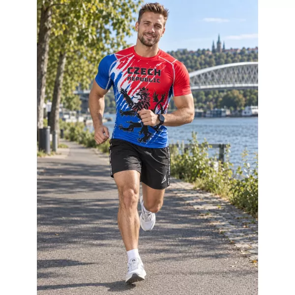  Pánské funkční kompresní triko s krátkým rukávem premium ALTISPORT VOJ/ALM036TR04 LEV 