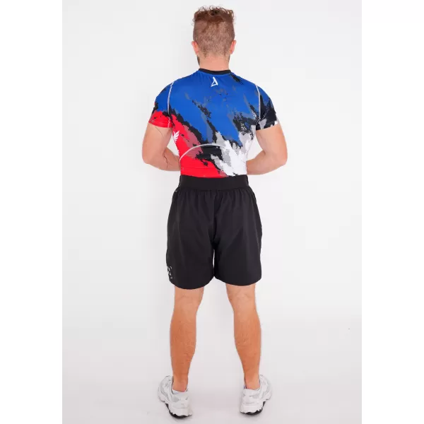  Pánské funkční kompresní triko s krátkým rukávem premium ALTISPORT VOJ/ALM036TR04 ŠMOUHY 