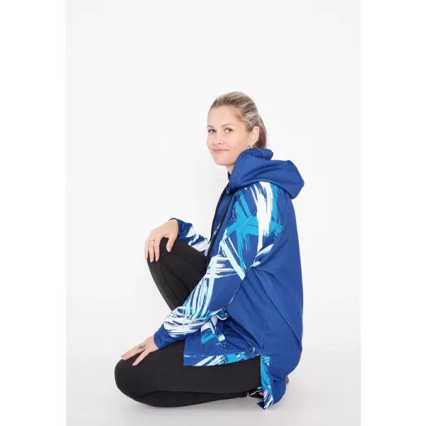  Dámská funkční prodloužená mikina premium ALTISPORT VOJ/ALW039MI03 navy 