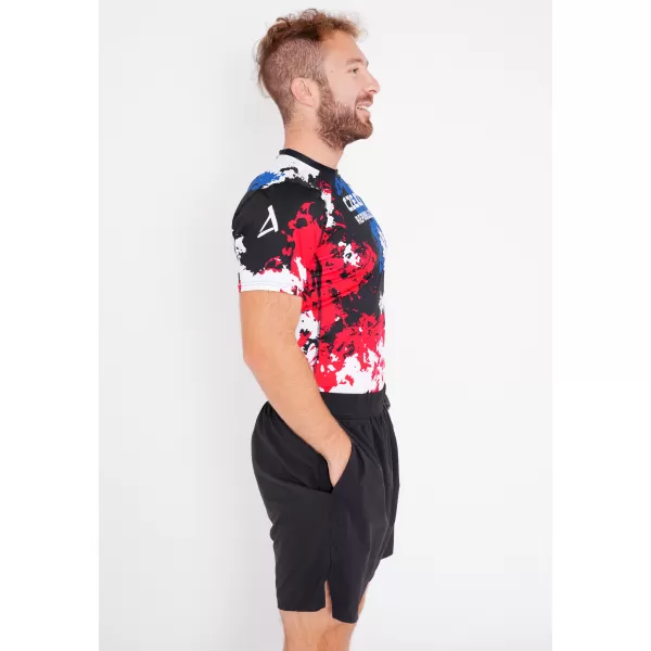  Pánské funkční kompresní triko s krátkým rukávem premium ALTISPORT VOJ/ALM036TR04 SKVRNY 
