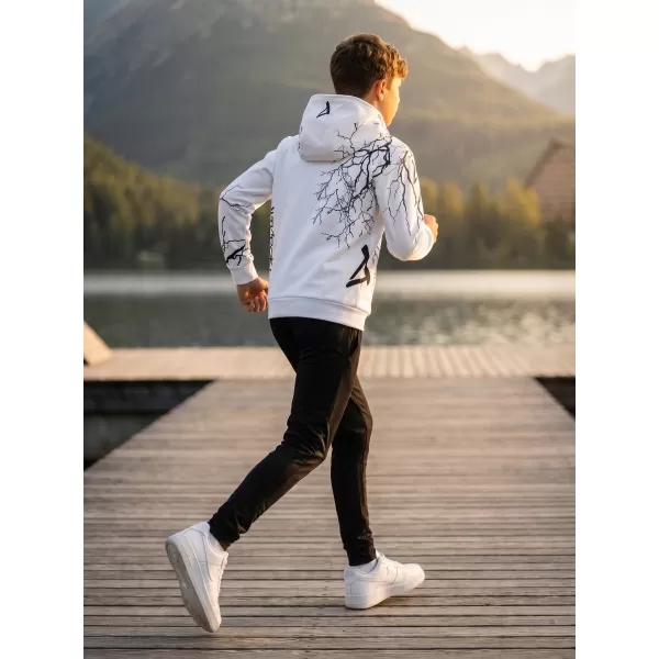  Dětská funkční mikina premium ALTISPORT VOJ/ALK004MI01 BÍLÁ 