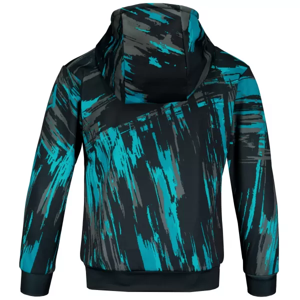  Dětská funkční mikina premium ALTISPORT VOJ/ALK010MI01 ČERNÁ/EMERALD 