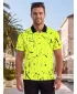 Pánské funkční triko s límečkem premium ALTISPORT VOJ/ALM034TR05 NEON YELLOW