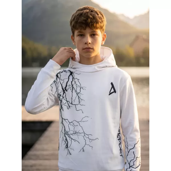  Dětská funkční mikina premium ALTISPORT VOJ/ALK004MI01 BÍLÁ 