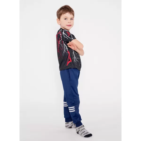  Dětské funkční triko premium ALTISPORT VOJ/ALK004TR01 ČERNÁ/ČERVENÁ 