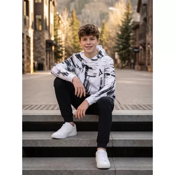  Dětská funkční mikina premium ALTISPORT VOJ/ALK010MI01 BÍLÁ/ČERNÁ 