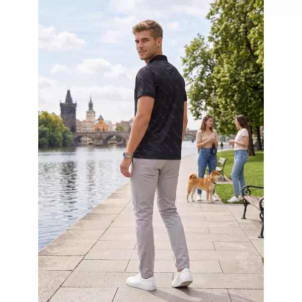  Pánské funkční triko s límečkem premium ALTISPORT VOJ/ALM050TR05 ČERNÁ 