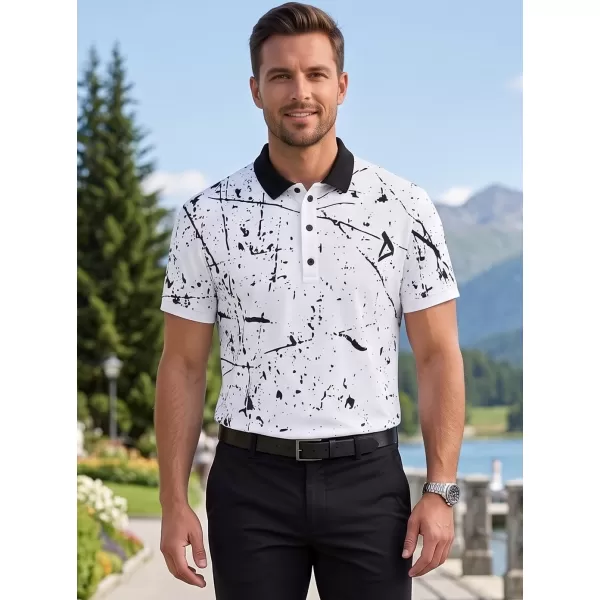 Pánské funkční triko s límečkem premium ALTISPORT VOJ/ALM034TR05 BÍLÁ 