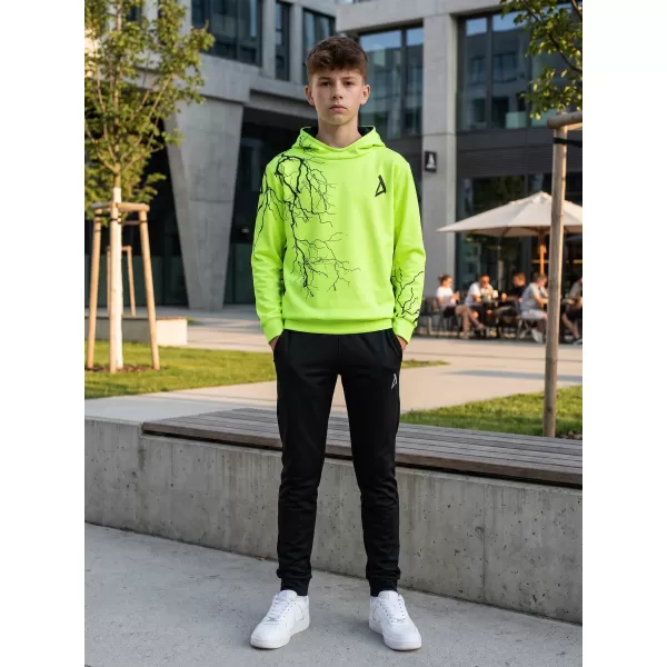  Dětská funkční mikina premium ALTISPORT VOJ/ALK004MI01 NEON YELLOW 
