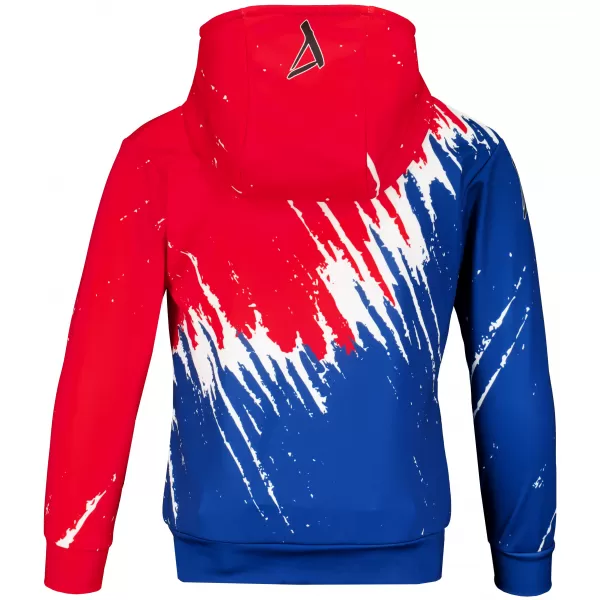  Dětská funkční mikina premium ALTISPORT VOJ/ALK036MI01 ČERVENÁ/MODRÁ 