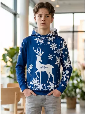 Dětská funkční mikina premium ALTISPORT VOJ/ALKVN5MI01 NÁMOŘNÍ MODRÁ
