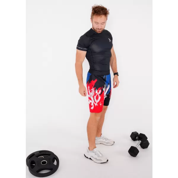  Pánské funkční kraťasy bez kapes premium ALTISPORT VOJ/ALM036KRA02 ŠMOUHY 