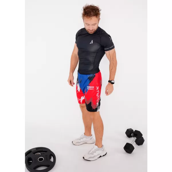  Pánské funkční kraťasy bez kapes premium ALTISPORT VOJ/ALM036KRA02 ŠMOUHY 