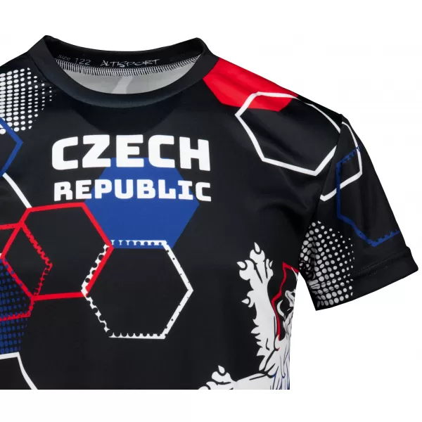  Dětské funkční triko premium ALTISPORT VOJ/ALK036TR01 ČERNÁ 